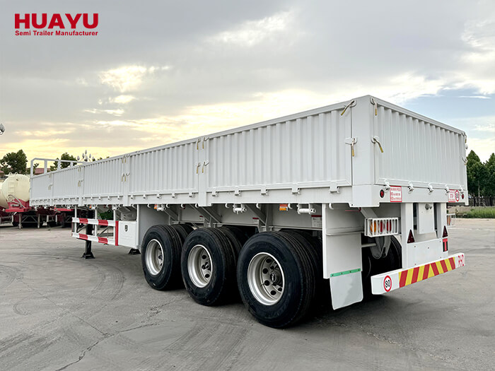 3 Axles 60ton Side wall Semi Trailer