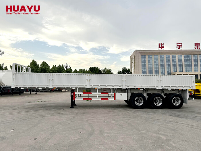 3 Axles 60ton Side wall Semi Trailer