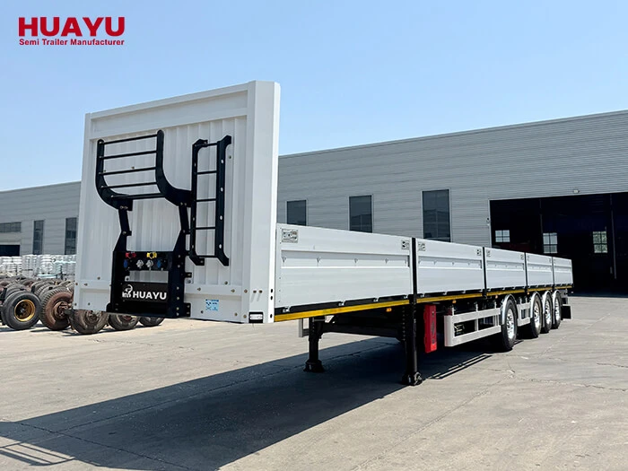 4 Axle Fence Enclosed Aluminum Side Wall Semi Trailer