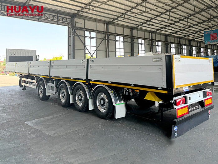 4 Axle Fence Enclosed Aluminum Side Wall Semi Trailer