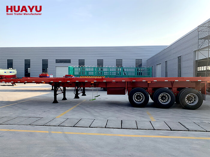 3 Axle 25m Extendable Flatbed Trailer