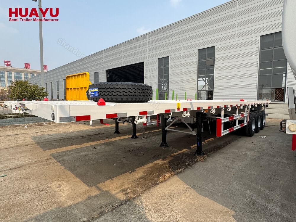 Tri Axle 20 FT Platform Trailer For Sale Tri Axle 20 FT Platform Trailer For Sale