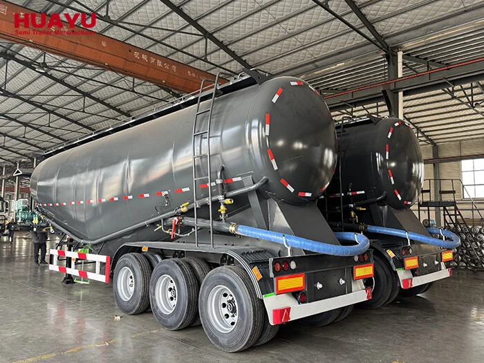 3 Alxe 40CBM 50CBM Cement Bulker Trailer