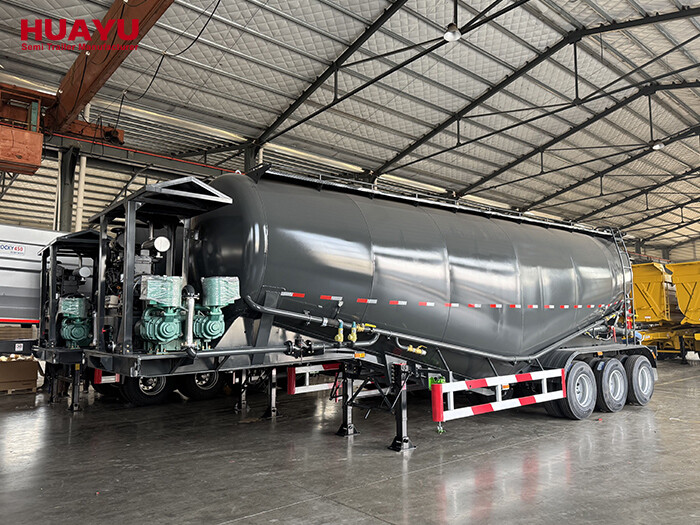 3 Alxe 40CBM 50CBM Cement Bulker Trailer