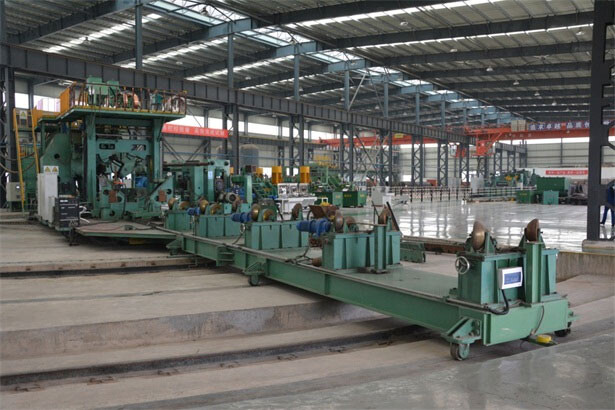 Spiral forming unit weld seam flaw detection equipment