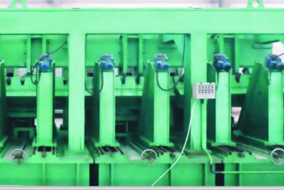 On-line advanced straight edge case forming process