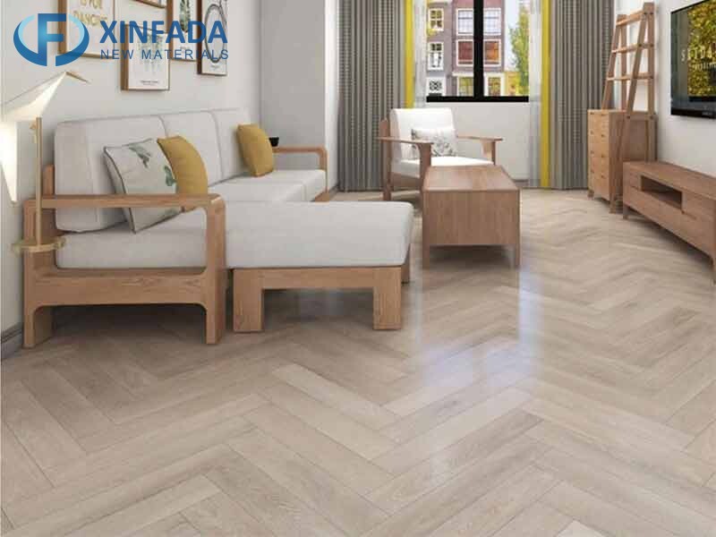 Herringbone Spc Flooring Size 150mmx750mmx5.0mm Home Office Usage