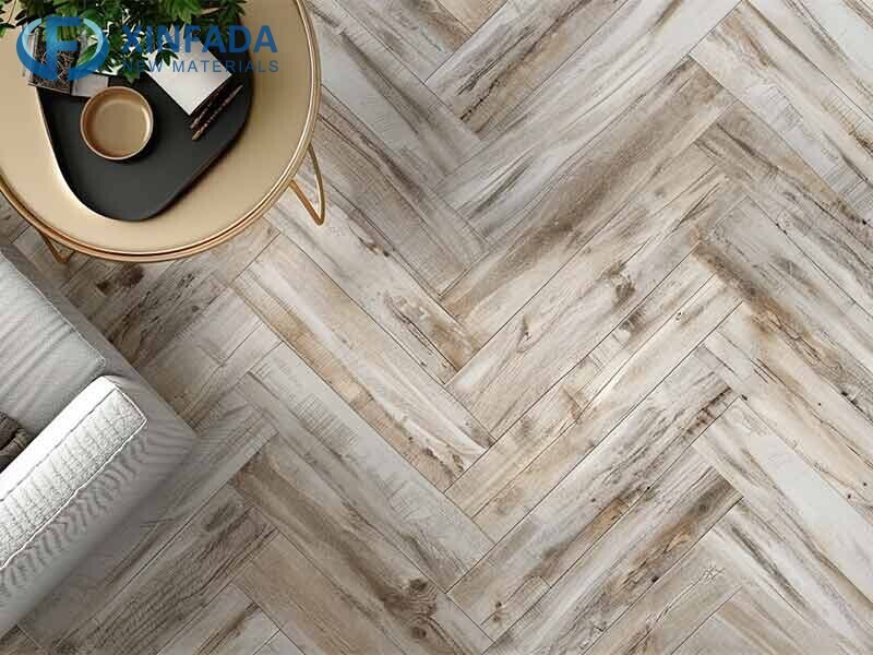 Indoor Herringbone Spc Floor Size 150mmx750mmx5.0mm with 1.5mm 