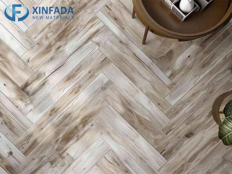 Indoor Herringbone Spc Floor Size 150mmx750mmx5.0mm with 1.5mm 