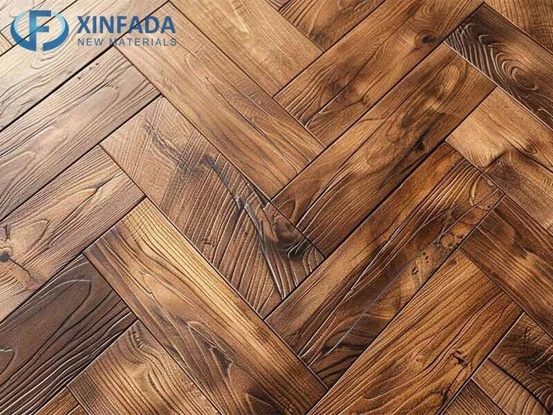 6mm 7mm 8mm Insulation Eco-friendly Floor Wood Texture Pvc Herringbone Spc Flooring