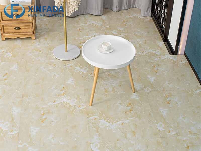 Waterproof Flooring Fireproof Wear Resistant 4mm/5mm/6mm Marble Look Rigid Core Lvt Vinyl Flooring