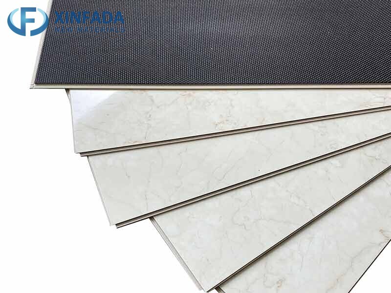 Wood Grain PVC Vinyl 2.0mm Tile And Marble Lvt/SPC Sticker Floor Stone Marble Look Vinyl Flooring