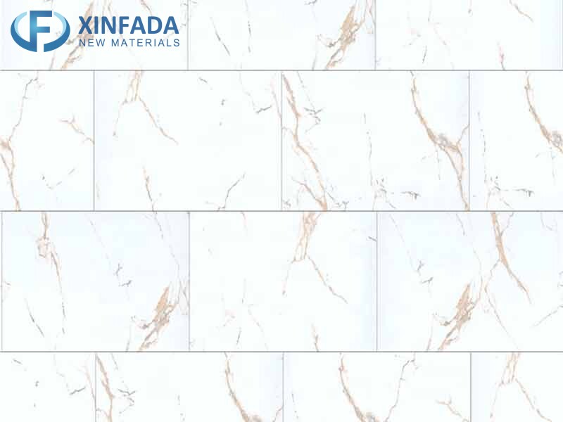 Wood Grain PVC Vinyl 2.0mm Tile And Marble Lvt/SPC Sticker Floor Stone Marble Look Vinyl Flooring