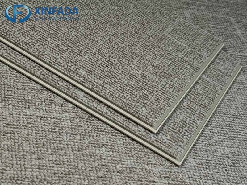Carpet Look LVT Tile Installation Self Adhesive Loose Lay SPC Click