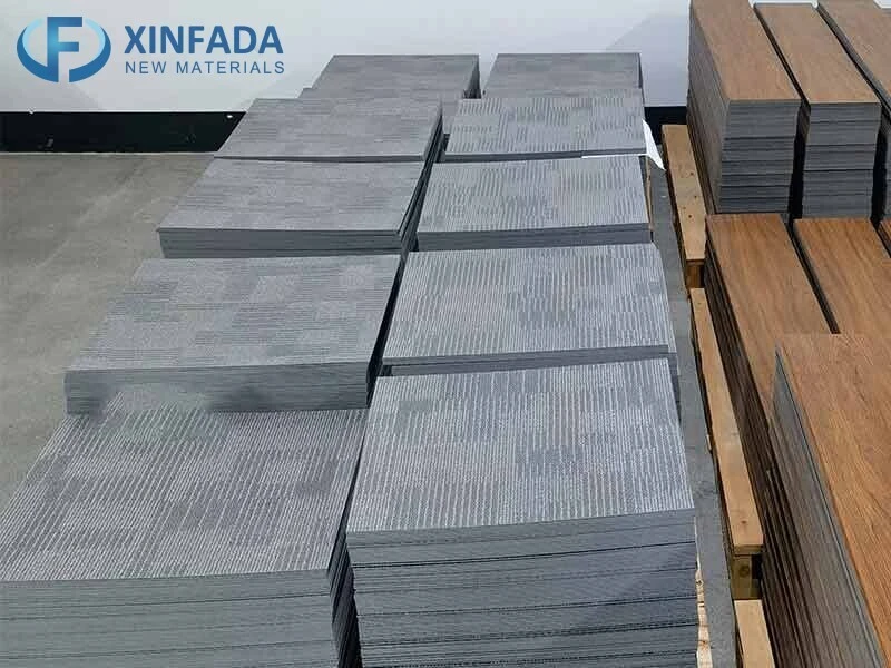 Laminate tile pvc carpet floor waterproof lvt dry back 3mm floor pvc vinyl