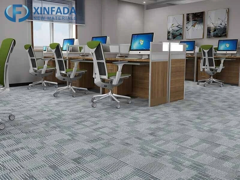 Laminate tile pvc carpet floor waterproof lvt dry back 3mm floor pvc vinyl