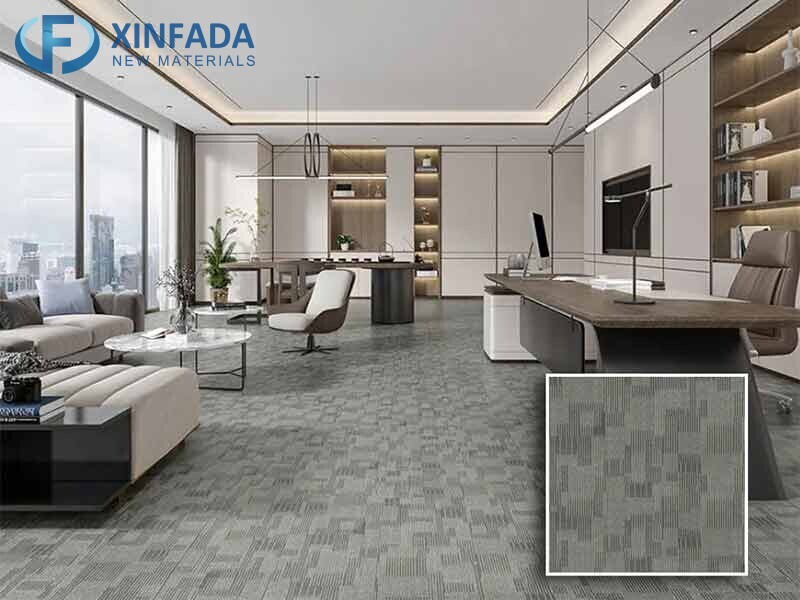 Laminate tile pvc carpet floor waterproof lvt dry back 3mm floor pvc vinyl