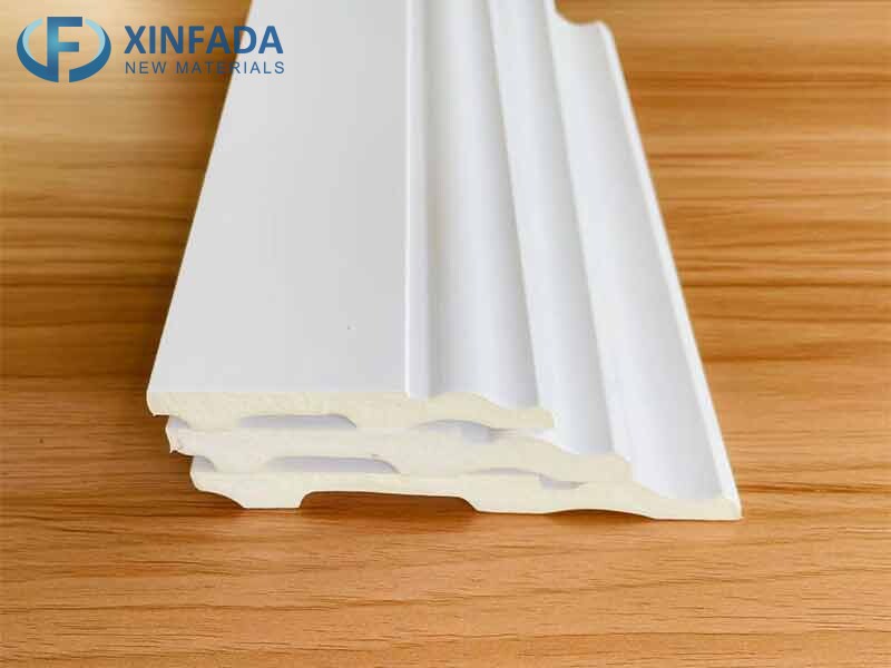 Modern White PS Skirting Baseboard Polystyrene Flooring Molding