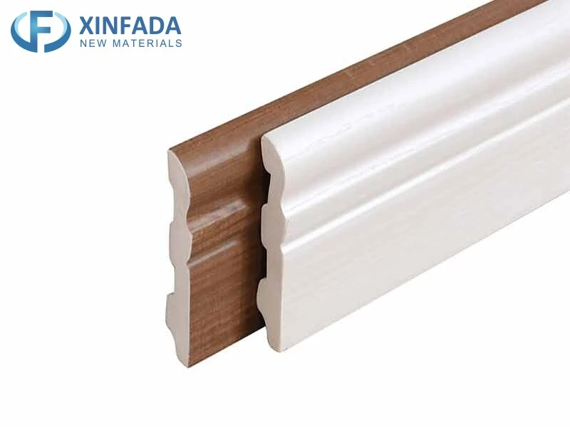 Modern White PS Skirting Baseboard Polystyrene Flooring Molding