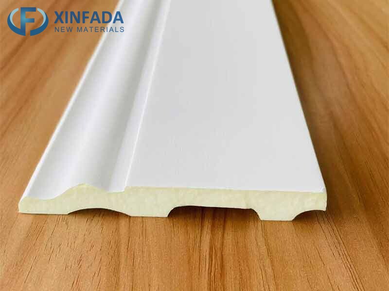Modern White PS Skirting Baseboard Polystyrene Flooring Molding