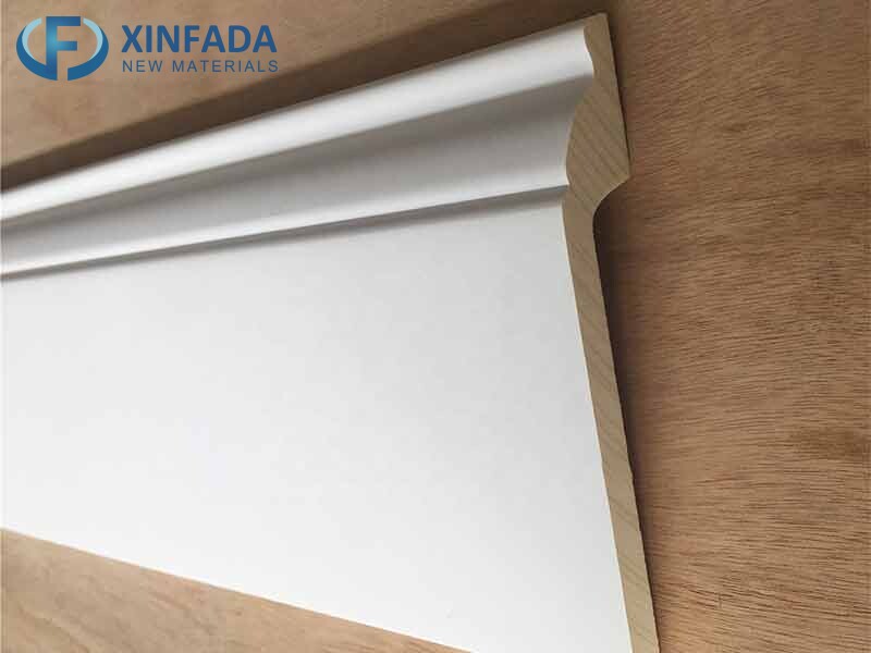 Flooring accessories PS moldings Baseboard Skirting Board for flooring ps wall base plastic skirting