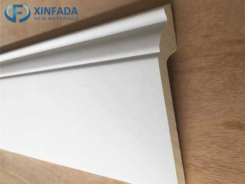 Flooring accessories PS moldings Baseboard Skirting Board for flooring ps wall base plastic skirting