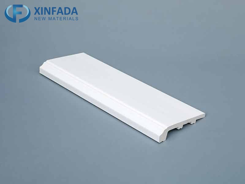 Hot Sale Plastic Skirting Molding PS Polystyrene Baseboard Cornice Waterproof