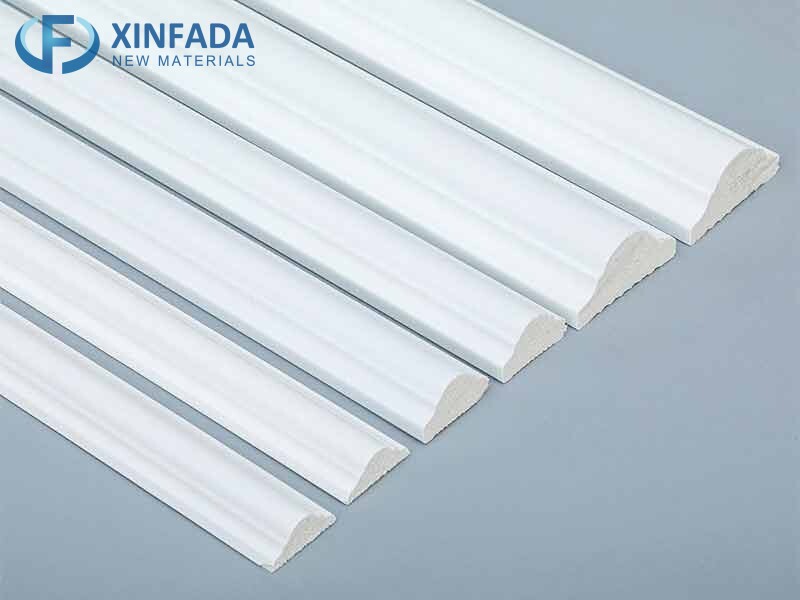 Hot Sale Plastic Skirting Molding PS Polystyrene Baseboard Cornice Waterproof