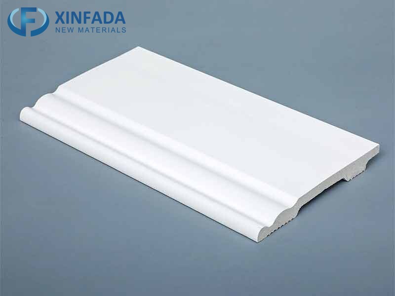 Hot Sale Plastic Skirting Molding PS Polystyrene Baseboard Cornice Waterproof