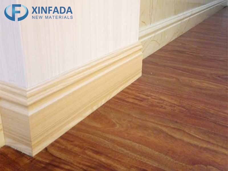 Wall and Floor Baseboard PS Skirting Molding Waterproof Easy Install for Home Interior Decoration