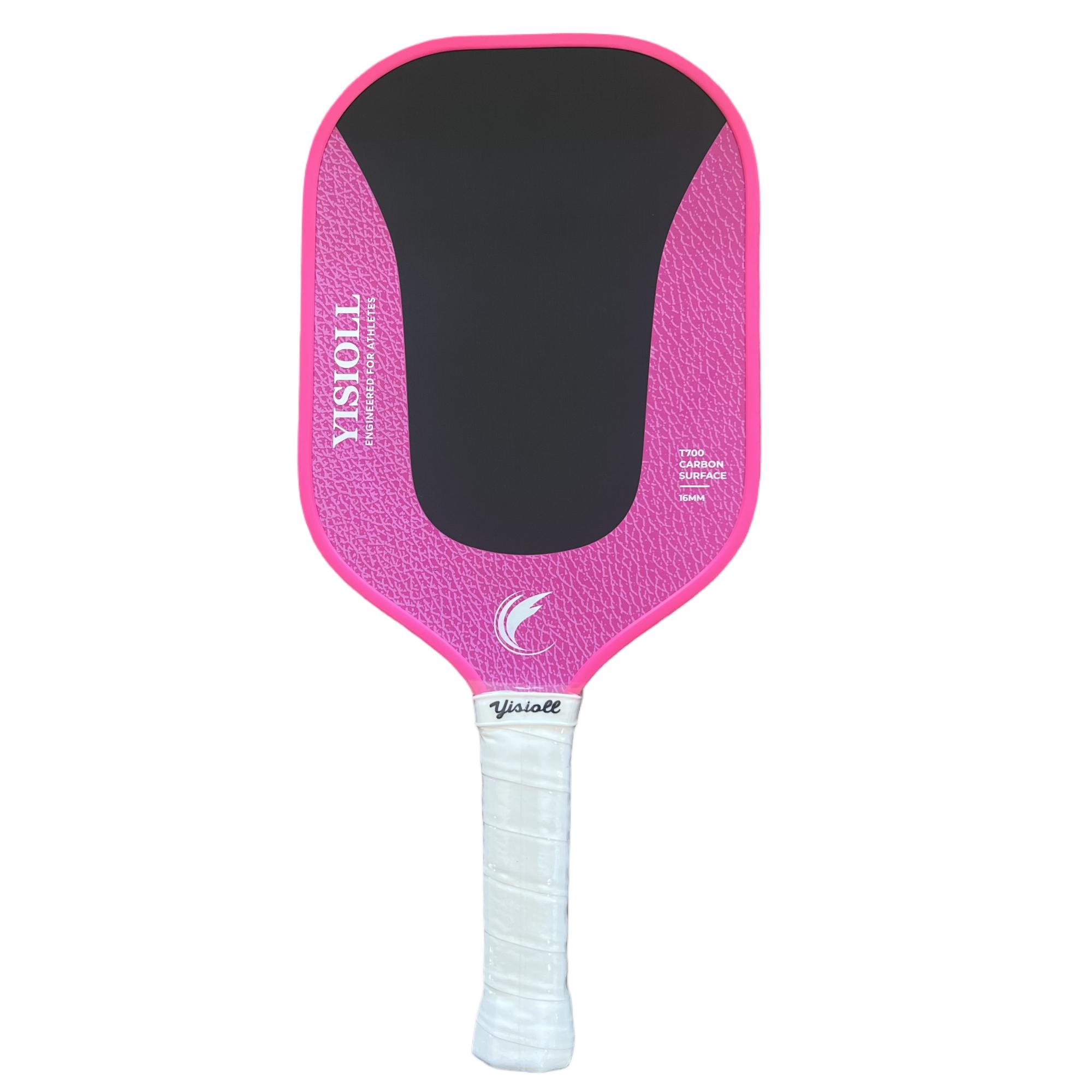 Innovative High-Strength Ribbed Friction Surface Design, PP Honeycomb-Shaped T700 Carbon Fiber Racket