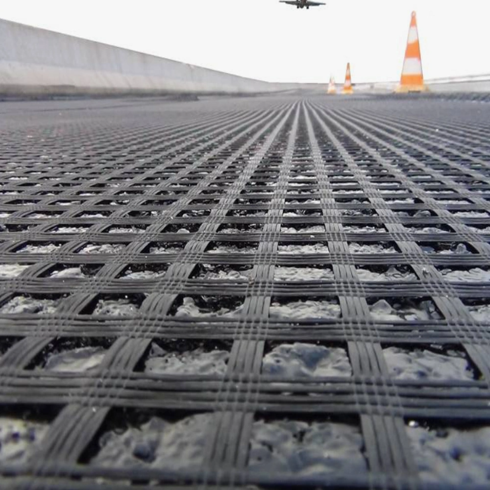 Warp Knitted Polyester Filament Geogrid