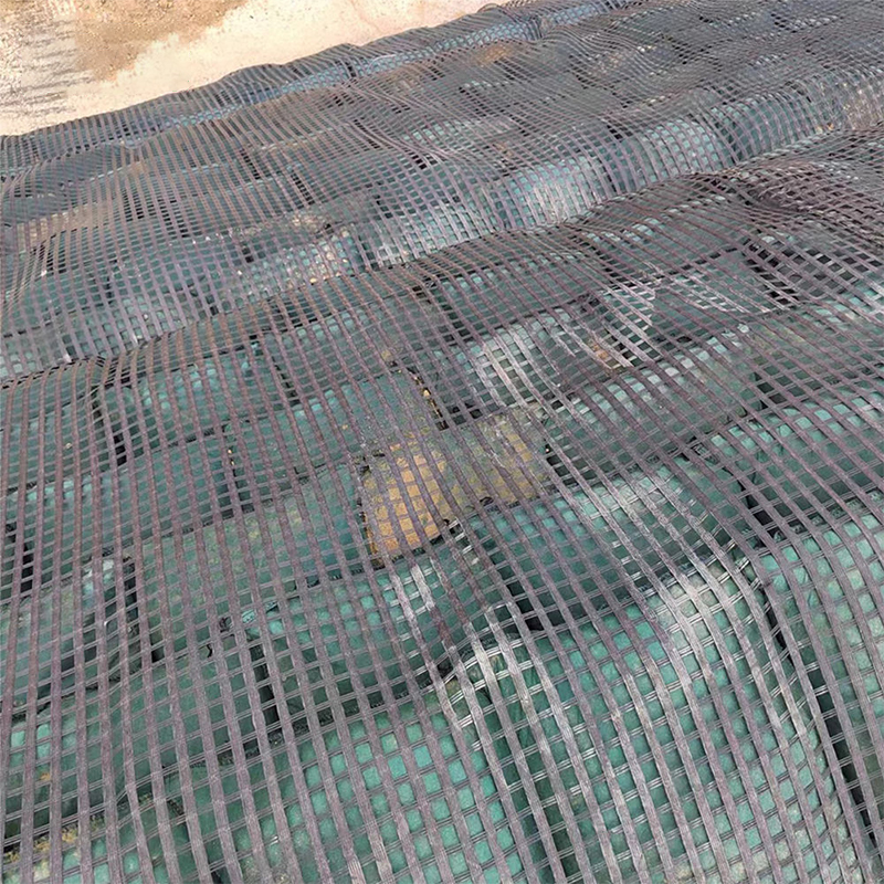 Bidirectional Steel-plastic Geogrid