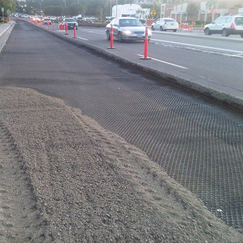 Bidirectional Steel-plastic Geogrid