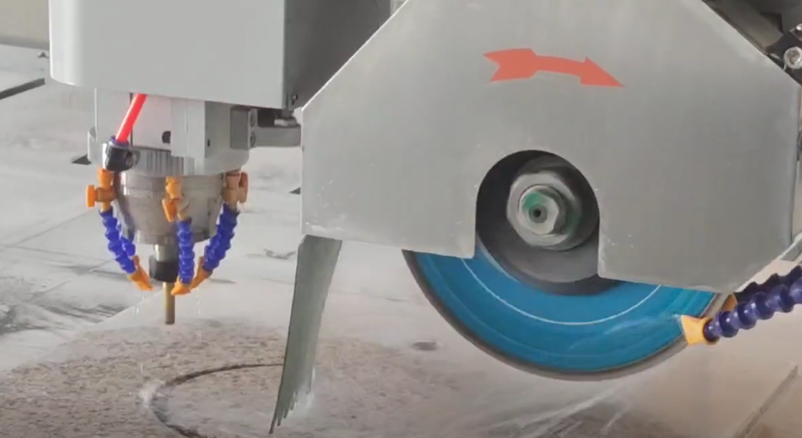 4 Axis Bridge Saw GQ-3220BM