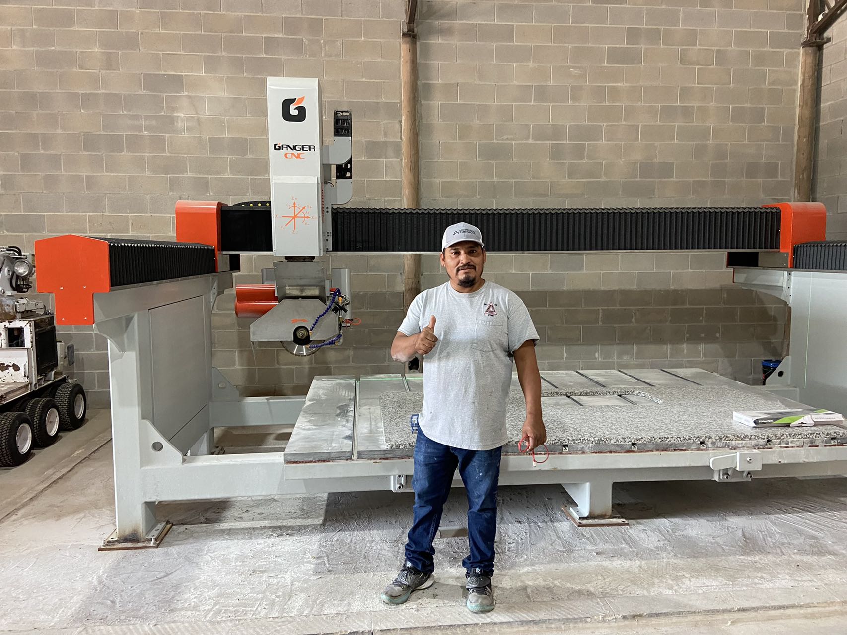 Our 5-Axis CNC Bridge Saw Performs Perfectly After 3 Years in the USA
