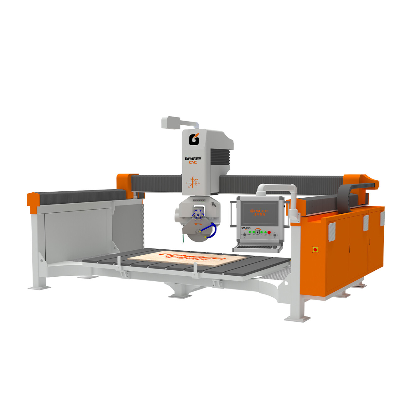 5 Axis Bridge Saw GQ-3220DSM (5+1)