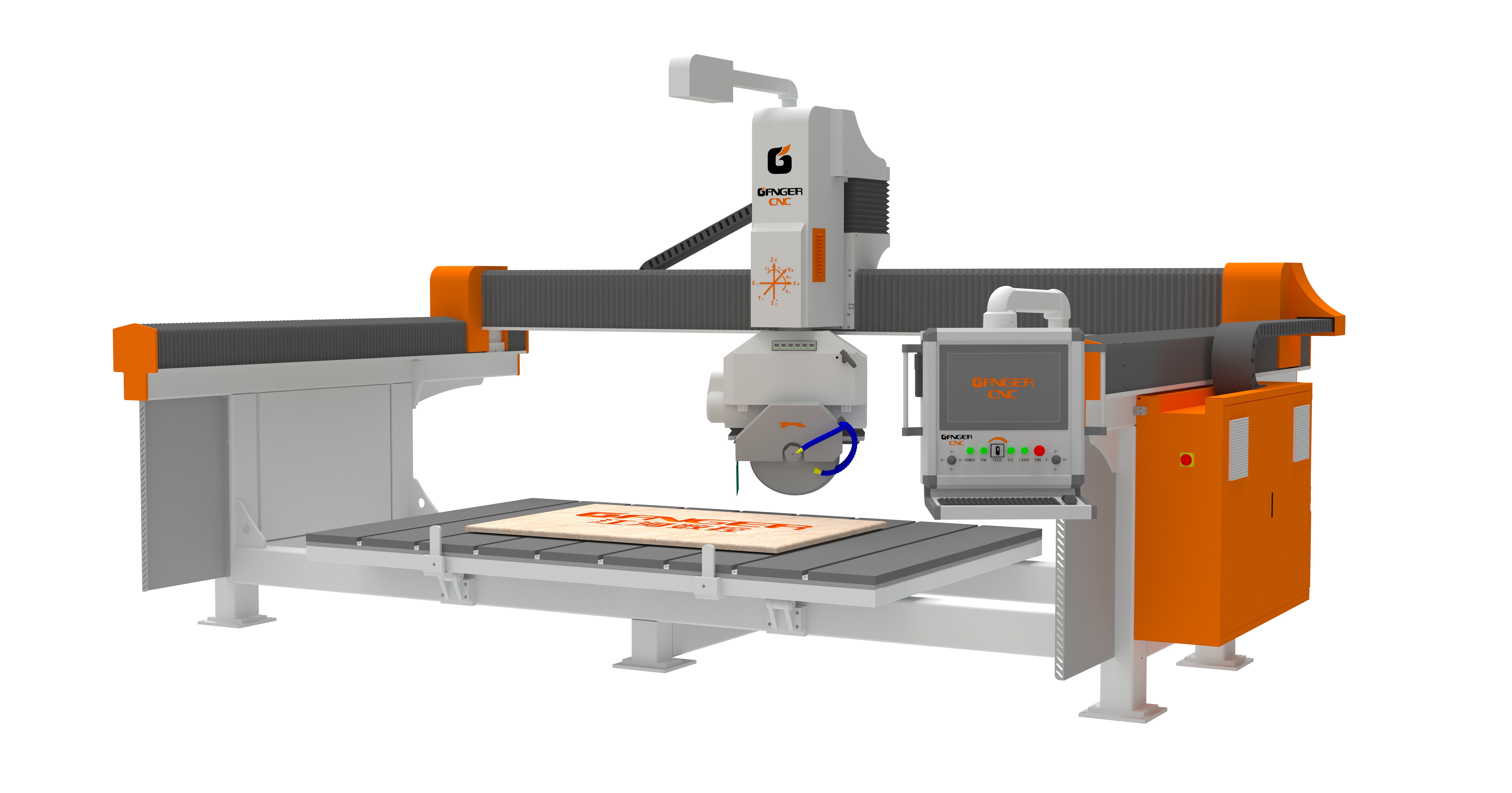 5 Axis Bridge Saw GQ-3220DS