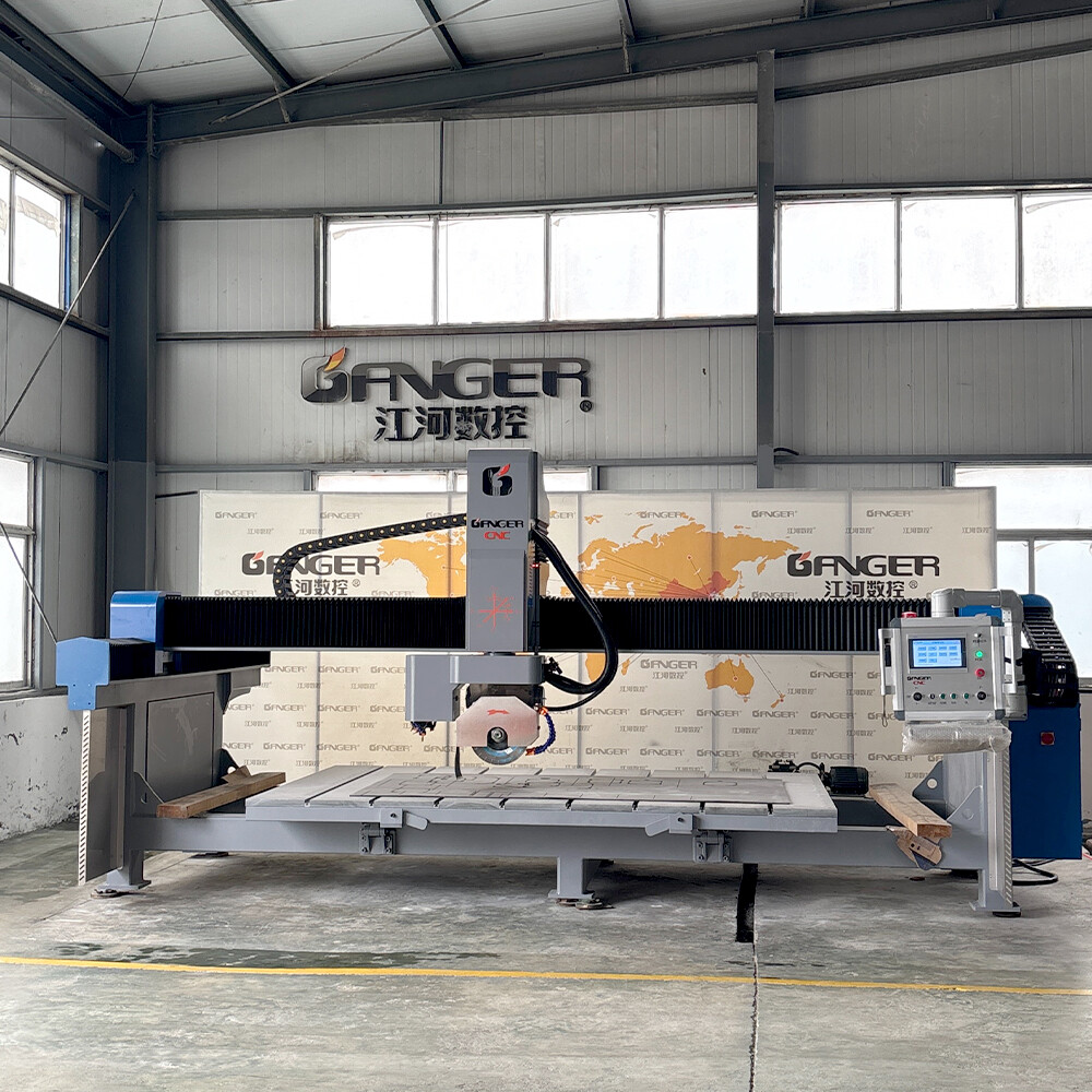 GANGER CNC Ships GQ-3220BM 4+1 Axis Bridge Saw with Accessories to Europe GANGER CNC Ships GQ-3220BM 4+1 Axis Bridge Saw with Accessories to Europe