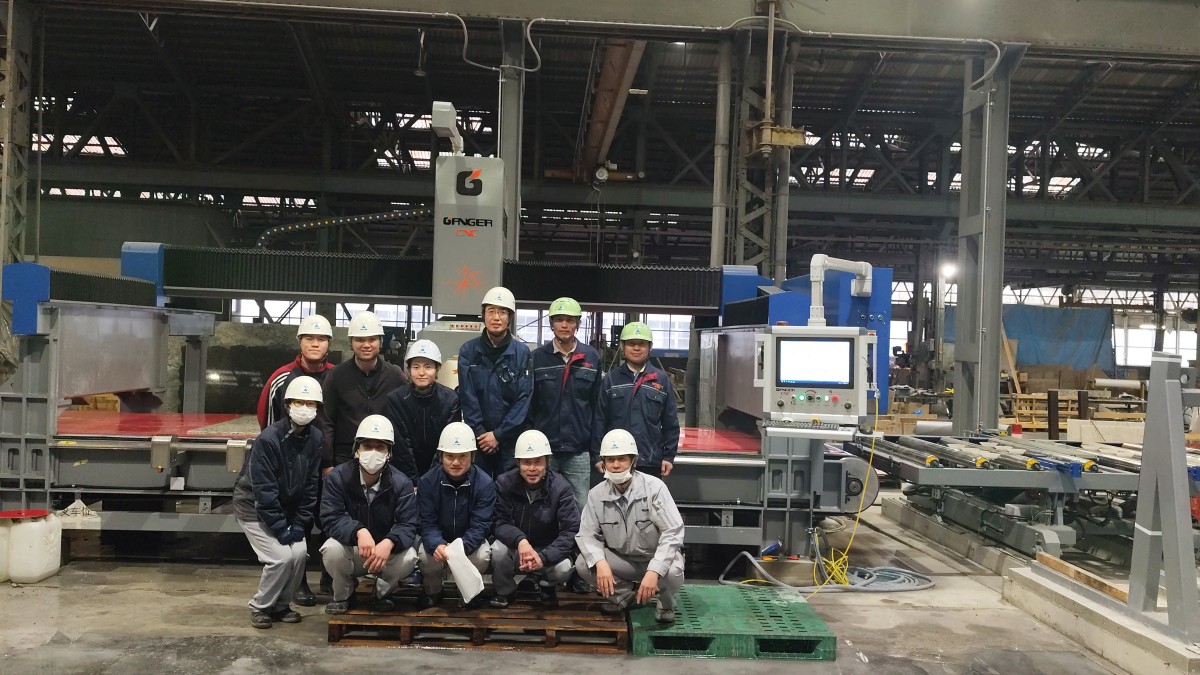 Our Engineers Team Completes Stone Machinery Training in Japan