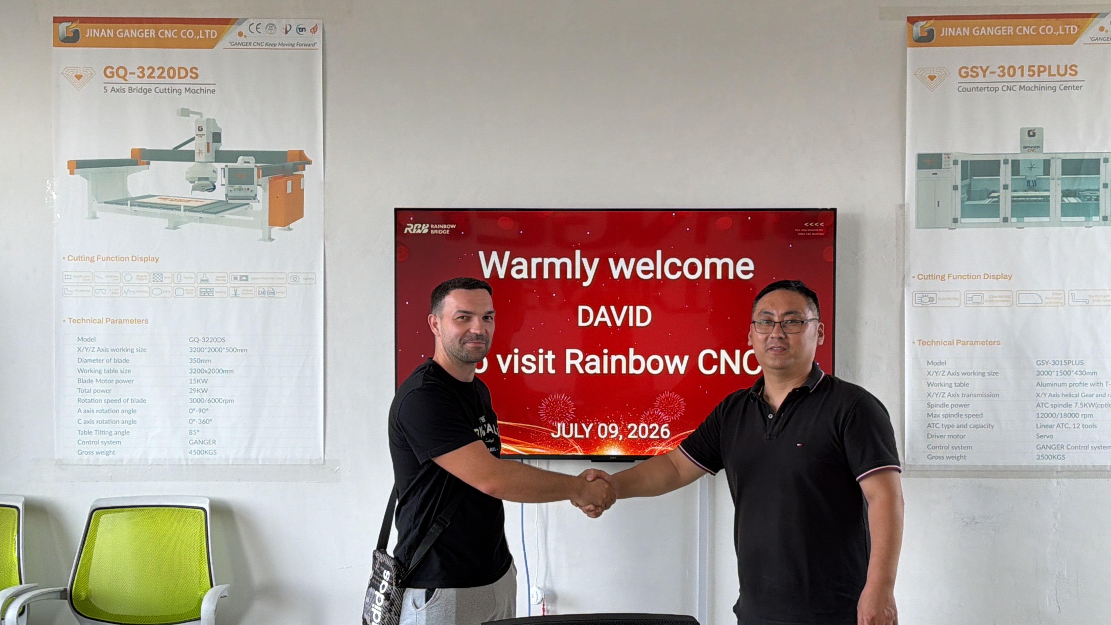 Factory Tour & Machine Demo for Visiting Customer from Croatia Factory Tour & Machine Demo for Visiting Customer from Croatia