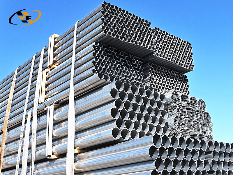 Tubo redondo galvanizado Tubo galvanizado de 80 mm Tubo de acero galvanizado