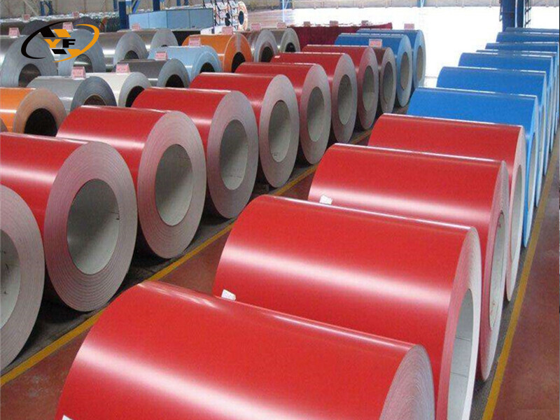 Bobinas de acero galvanizado recubiertas de color Dx51d Bobinas Ppgi