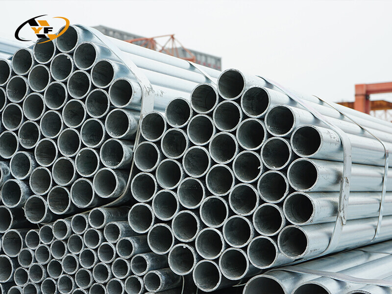 Tubo en forma de U galvanizado en caliente de pared gruesa de calibre 18 de 1,5 pulgadas y abrazadera en C, tubo redondo de acero sin costura para riego, DN15-DN200