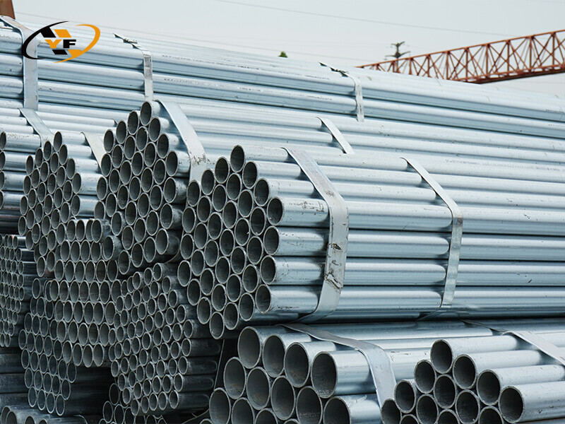 Tubo de acero redondo galvanizado en caliente para construcción