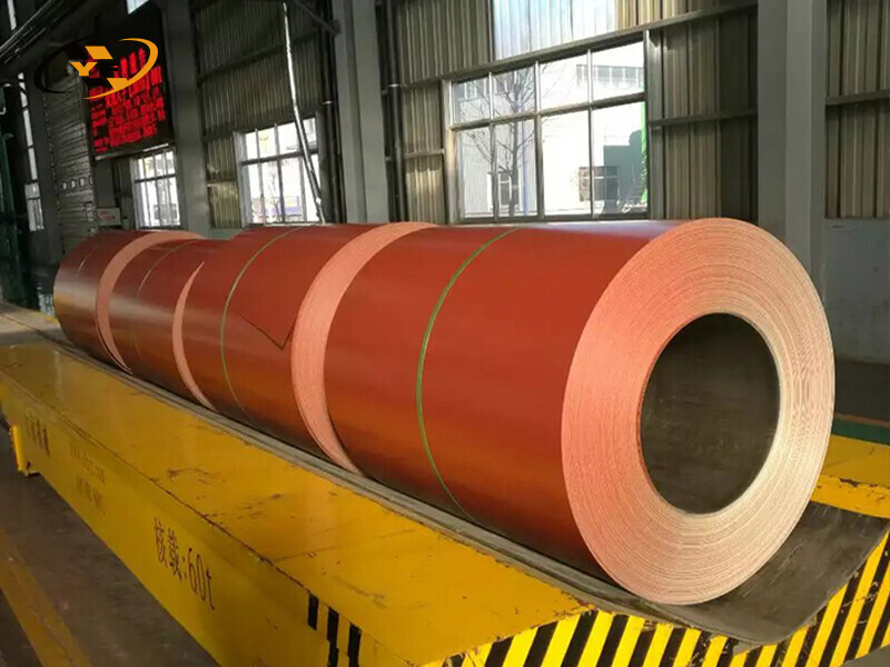 Bobina de acero galvanizado prepintado blanco RAL9002 Z275 Metal para techo