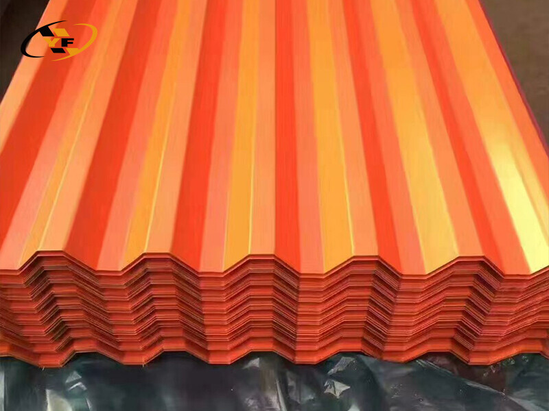 Láminas de zinc corrugado para techos de 0,15 mm de espesor