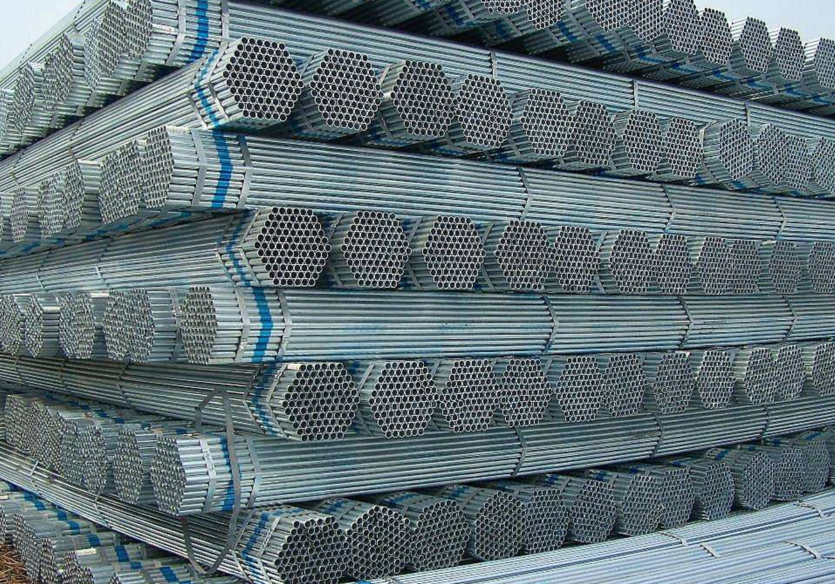Tubo de acero galvanizado por inmersión en caliente ASTM A53 Z80 SCH 40 80 DN40 de 25 mm para andamios