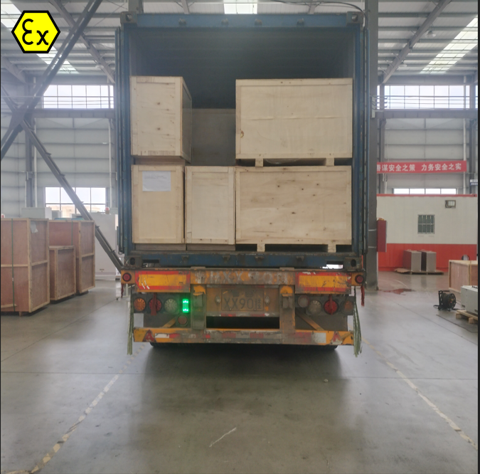 Full 20FT Container of ATEX Inverter Explosion-Proof AC Delivered to UAE Client on July 5, 2026 Full 20FT Container of ATEX Inverter Explosion-Proof AC Delivered to UAE Client on July 5, 2026