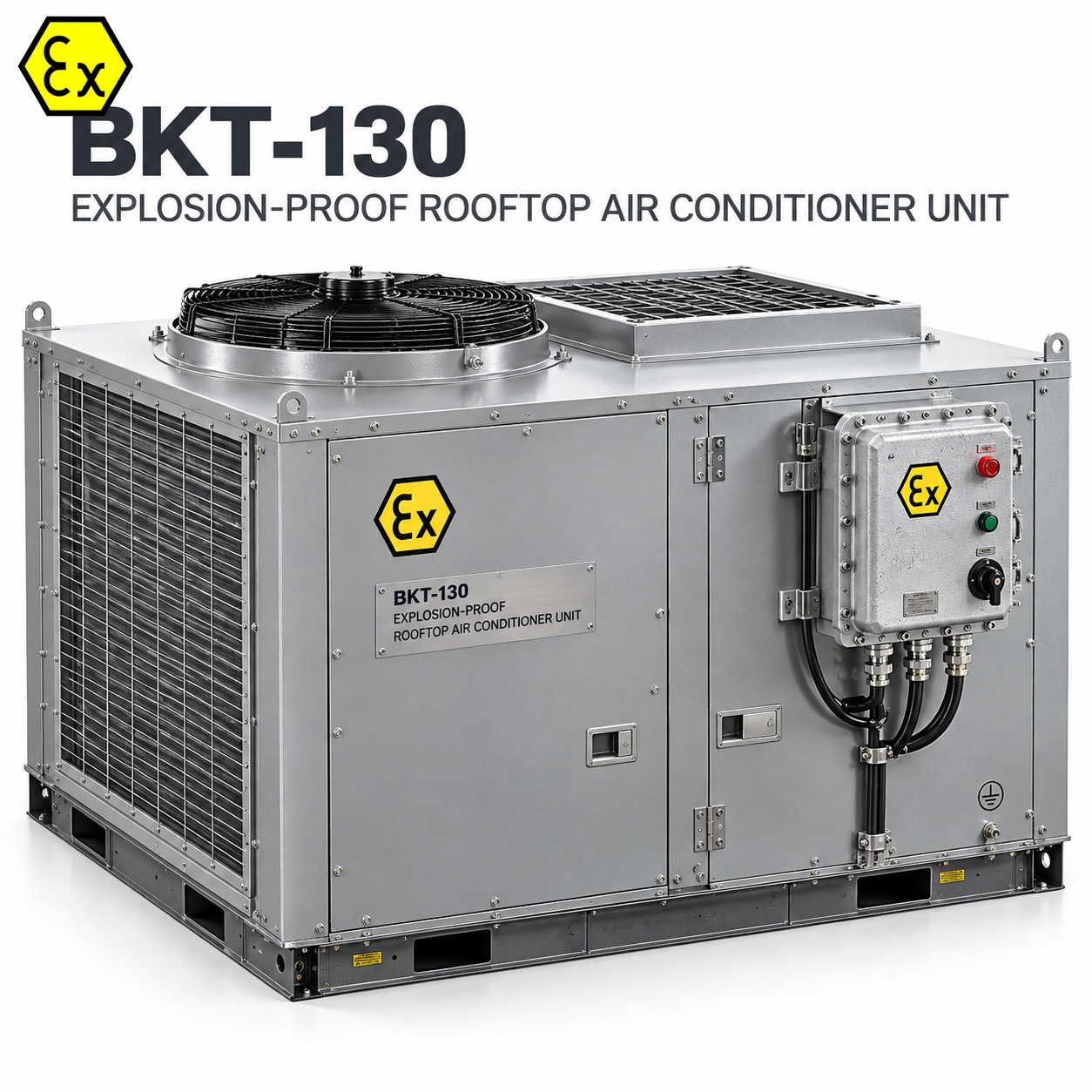 BKT-130 Explosion Proof Rooftop Air Conditioning Unit | ATEX / CNEX Certified Packaged Rooftop HVAC for Hazardous Areas BKT-130 Explosion Proof Rooftop Air Conditioning Unit | ATEX / CNEX Certified Packaged Rooftop HVAC for Hazardous Areas